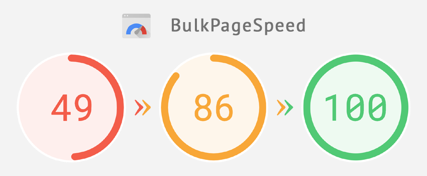 Batch check of website page loading speed
