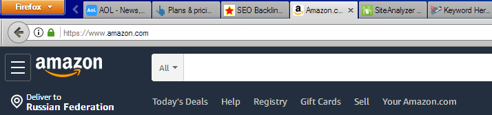 You can see favicon in browser tabs, toolbar, search bar
