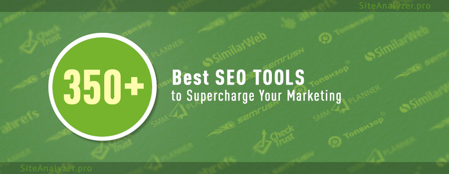 382 tools and web services for SEO Specialist