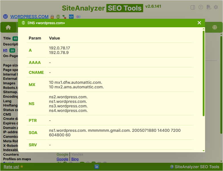 DNS Domain Validation