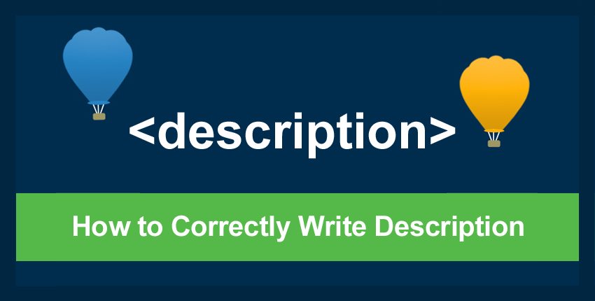 How to properly write Description
