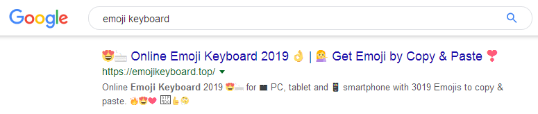 Emoji in Page Title